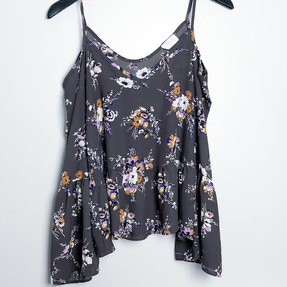 Sienna Sky Tops - Sienna Sky Cold Shoulder Bell Sleeve Floral Blouse